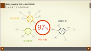 最新時(shí)尚扁平化5色歐式商務(wù)PPT圖表TJ000192