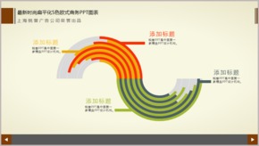 最新時(shí)尚扁平化5色歐式商務(wù)PPT圖表TJ000125