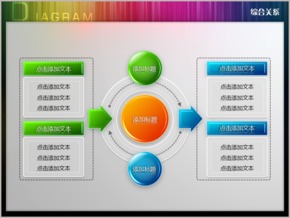 三層文本框雙色遞進關(guān)系PPT圖表