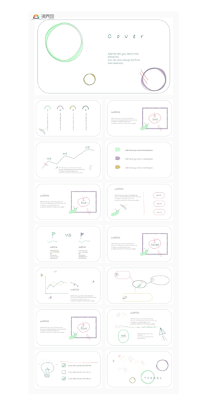 手繪極簡(jiǎn)ppt模版