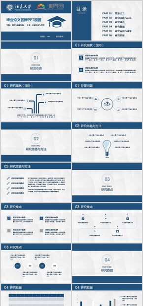 畢業(yè)答辯PPT模版（二十五）
