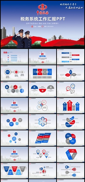 地稅國稅稅務稅收PPT模板