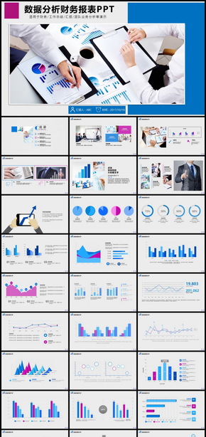財務數(shù)據分析報表報告PPT