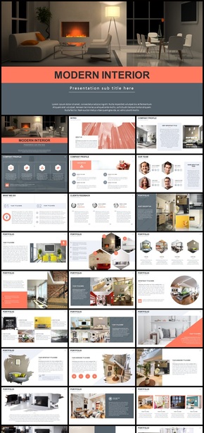 室內裝飾裝潢創(chuàng)意PPT模板