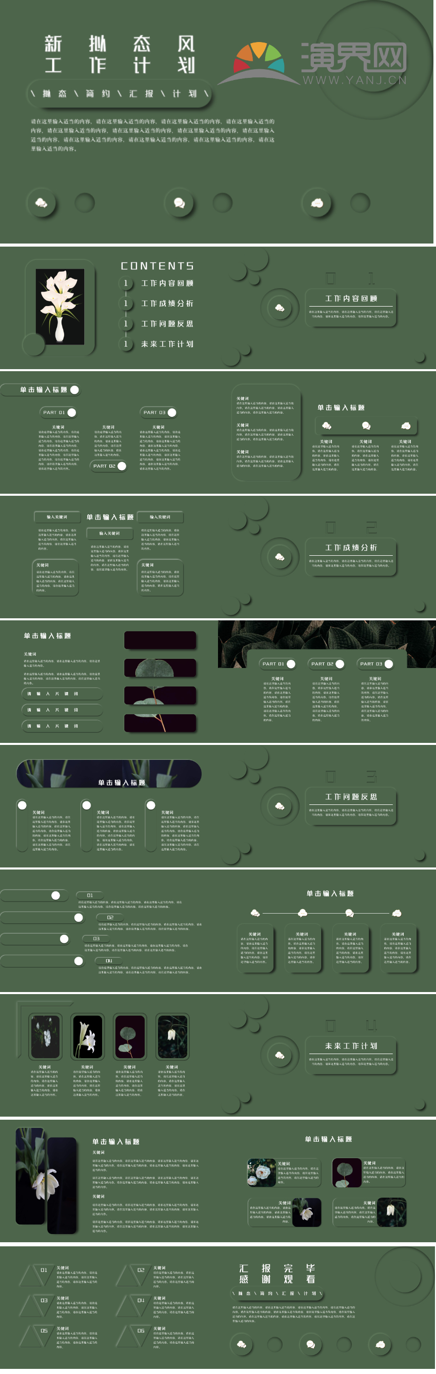 新擬態(tài)風(fēng)工作計(jì)劃PPT