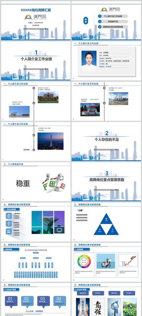 中建崗位競聘、述職匯報(bào)