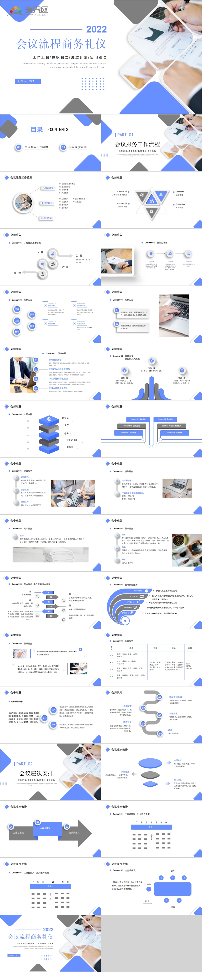 撞色微粒體商務(wù)會議流程商務(wù)禮儀培訓課件PPT模板