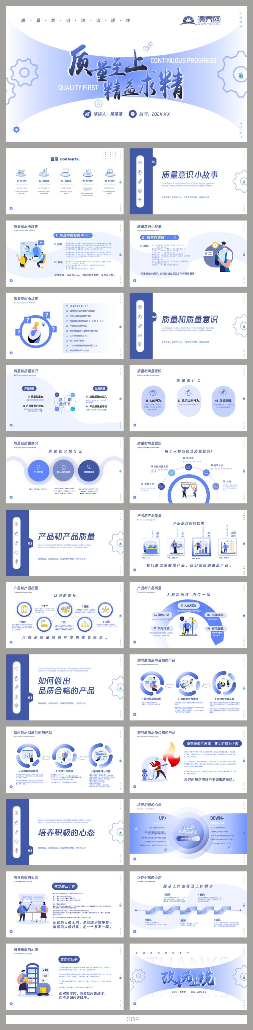 藍(lán)色扁平化員工入職培訓(xùn)ppt