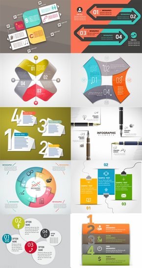 【經(jīng)典實用】16套風格迥異的商務微立體可編輯圖表