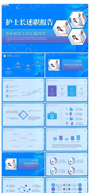 護士長述職報告動態(tài)PPT