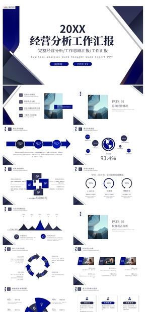財務匯報數(shù)據分析報告PPT模板