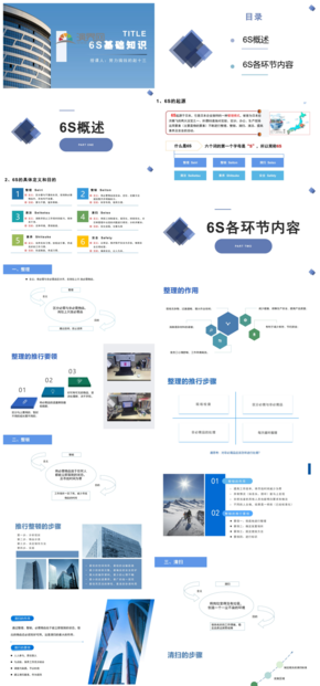 6S基礎知識PPT模板