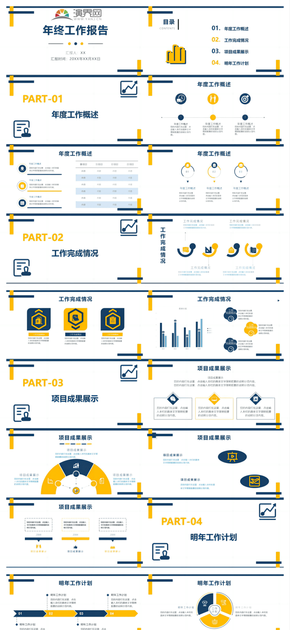年終工作報告PPT