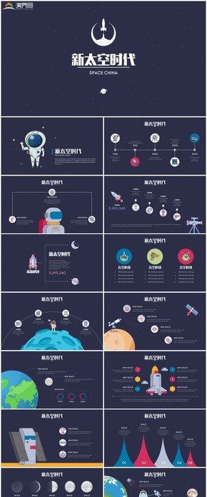 航空航天宇宙科學(xué)科普知識簡介keynote模版系列三