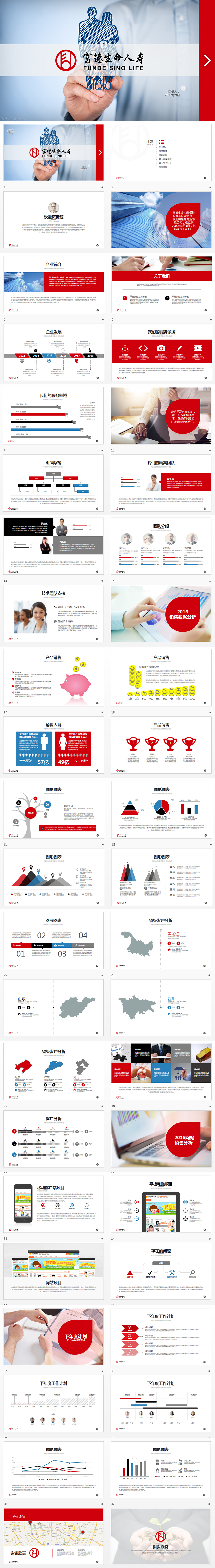 富德生命人壽保險(xiǎn)有限公司通用PPT模版