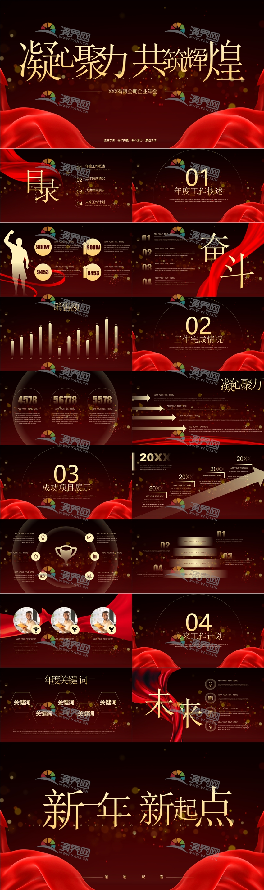 高端2025年會(huì)盛典暨員工表彰大會(huì)年度榮譽(yù)盛典PPT模板.pptx