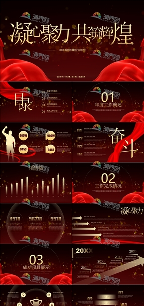 高端2025年會(huì)盛典暨員工表彰大會(huì)年度榮譽(yù)盛典PPT模板.pptx