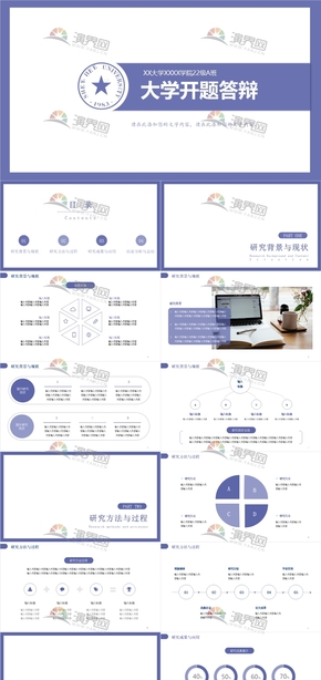 淡雅藍色大學(xué)簡約畢業(yè)論文畢業(yè)設(shè)計答辯開題報告學(xué)術(shù)研究PPT模板.pptx