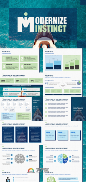 【PPT模板】多彩青綠藍(lán)黃海帆船簡(jiǎn)約扁平商務(wù)匯報(bào)數(shù)據(jù)分析模板
