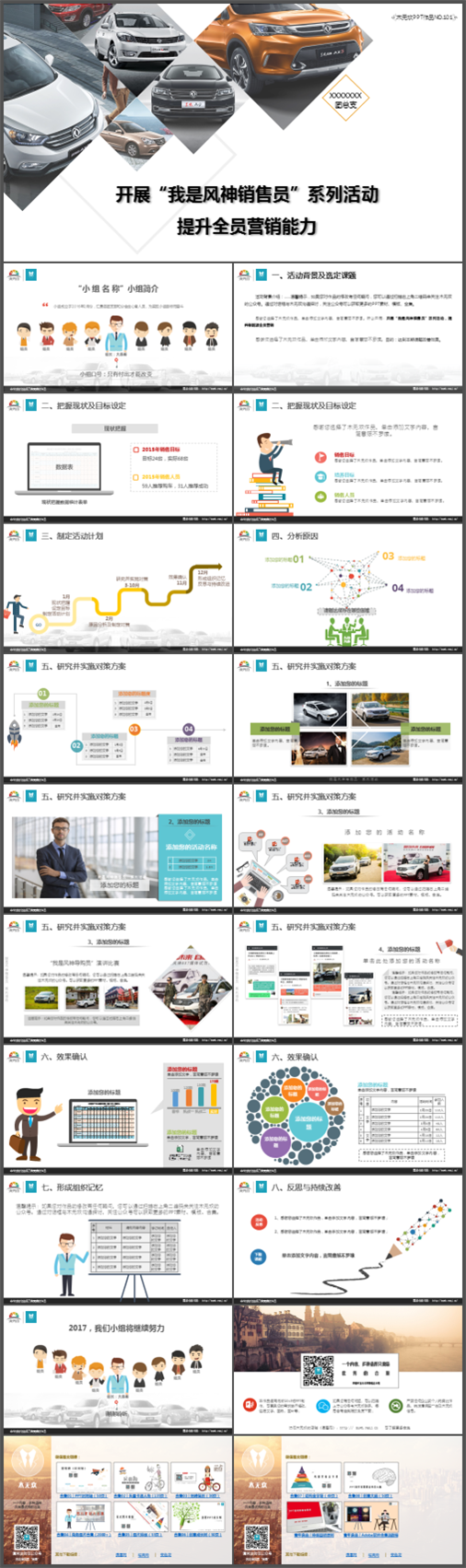 【销售员ppt作品】模板101-qcc课题改善报告-我是风神