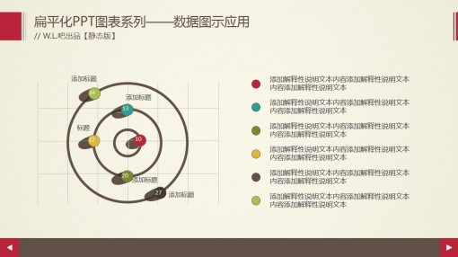 扁平风格数据信息化图示ppt图表