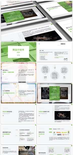 商業(yè)計(jì)劃書-案例2-綠-CC智能家庭保健