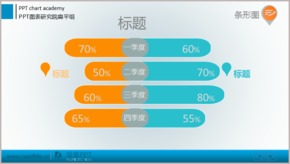 扁平化精美條形圖