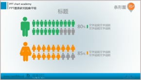 扁平化精美柱形圖