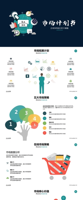 商業(yè)市場拓展策劃計劃PPT模板