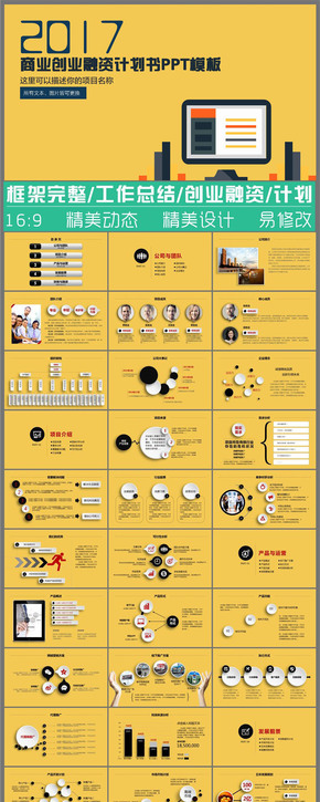 框架完整的商業(yè)融資計劃書PPT