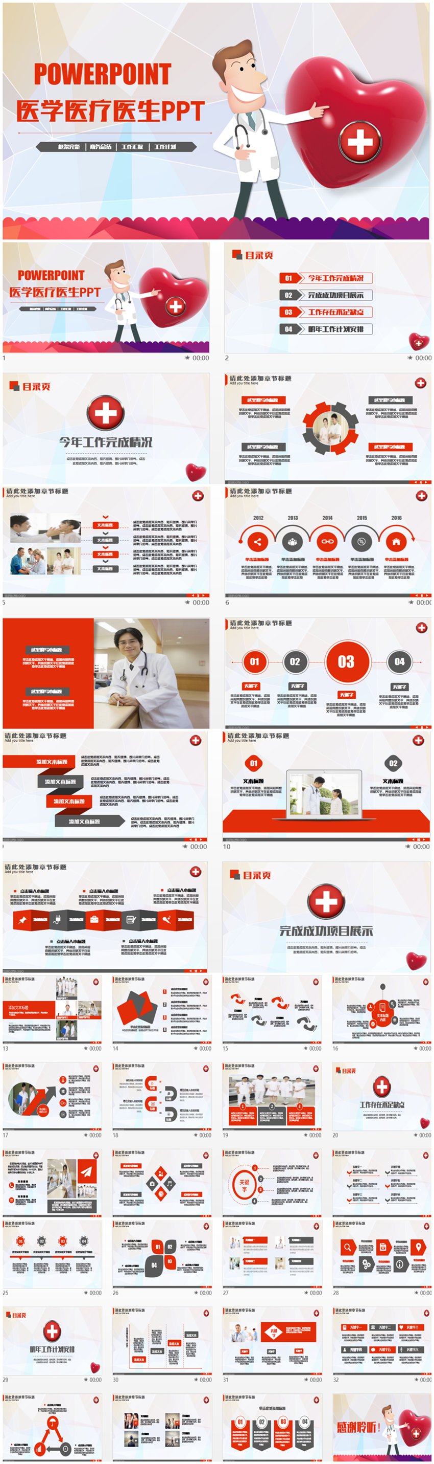 簡潔清新醫(yī)生醫(yī)學(xué)急救PPT
