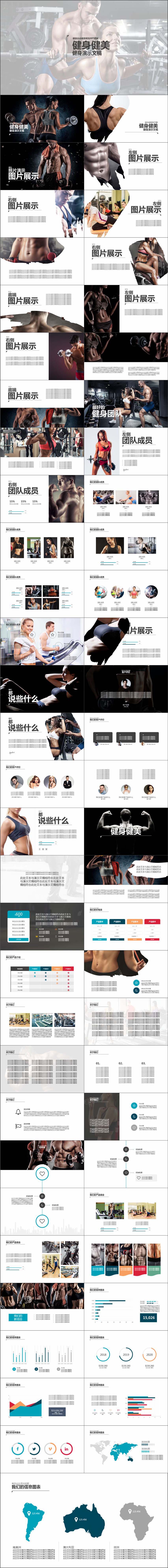 健身俱樂部產(chǎn)品宣傳PPT模版