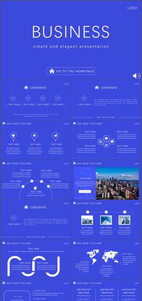 藍(lán)色清新商務(wù)簡(jiǎn)潔網(wǎng)頁風(fēng)格PPT模版