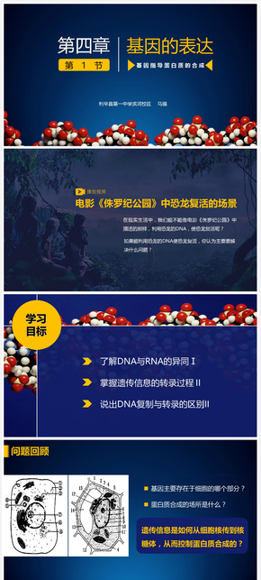 生物教學課件幻燈片 基因指導蛋白質(zhì)合成