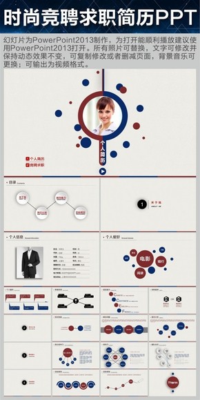 競聘述職個(gè)人簡歷工作報(bào)告動態(tài)PPT模板