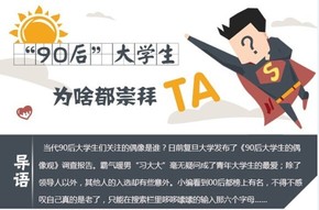 【演界信息圖表】扁平化風(fēng)格-90后大學(xué)生偶像都有誰(shuí)