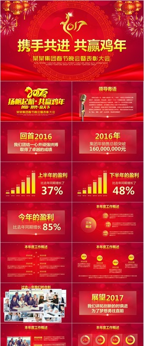 【大東】雞年年度頒獎(jiǎng)表彰大會PPT模板