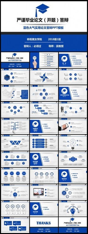 簡潔完整實用型畢業(yè)論文答辯PPT模板