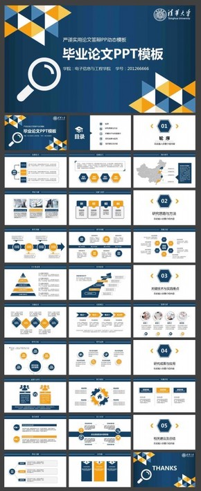 簡(jiǎn)潔完整實(shí)用型畢業(yè)論文答辯PPT模板