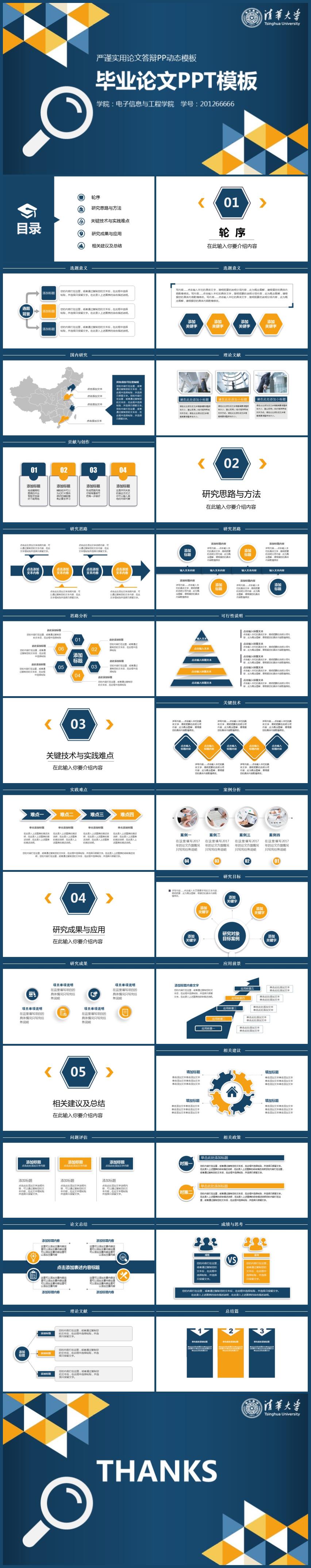 穩(wěn)重清簡約畢業(yè)論文答辯畢業(yè)答辯論文答辯通用ppt動態(tài)模板