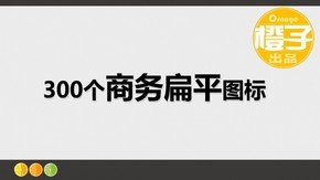 300個(gè)商務(wù)扁平圖標(biāo)