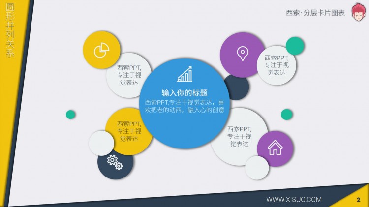 关系图ppt图表 关系型ppt图表 关系网ppt图表