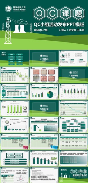 國(guó)家電網(wǎng)QC活動(dòng)課題發(fā)布模版