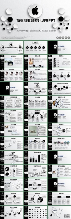 框架完整的創(chuàng)業(yè)計劃書商業(yè)融資計劃書PP