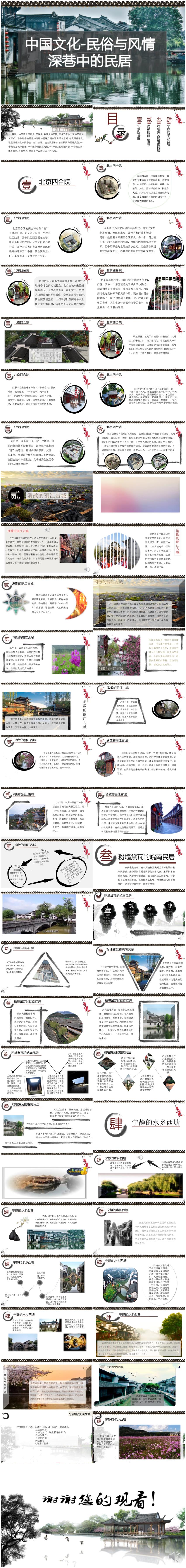 中國文化-民俗與風情：深巷中的民居