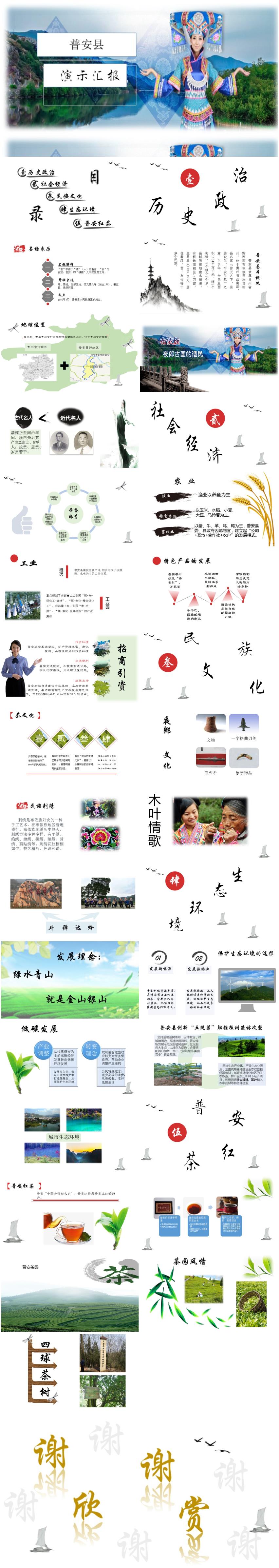 普安縣演示匯報(bào)