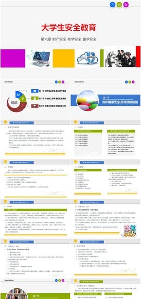 大學生安全教育-第六章 財產(chǎn)安全 助學安全 留學安全