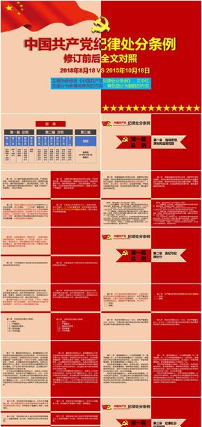 《中國共產(chǎn)黨紀(jì)律處分條例》修訂前后全文對照解讀