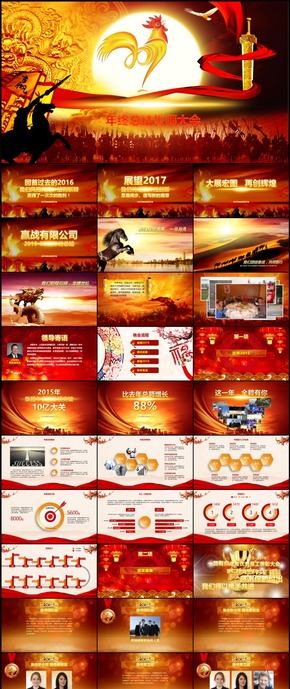 紅色大氣中國風(fēng)頒獎(jiǎng)盛典企業(yè)公司年會(huì)總結(jié)匯報(bào)ppt模板動(dòng)態(tài)146