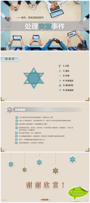 【靜態(tài)課件】實體店-突發(fā)事件處理（原創(chuàng)）